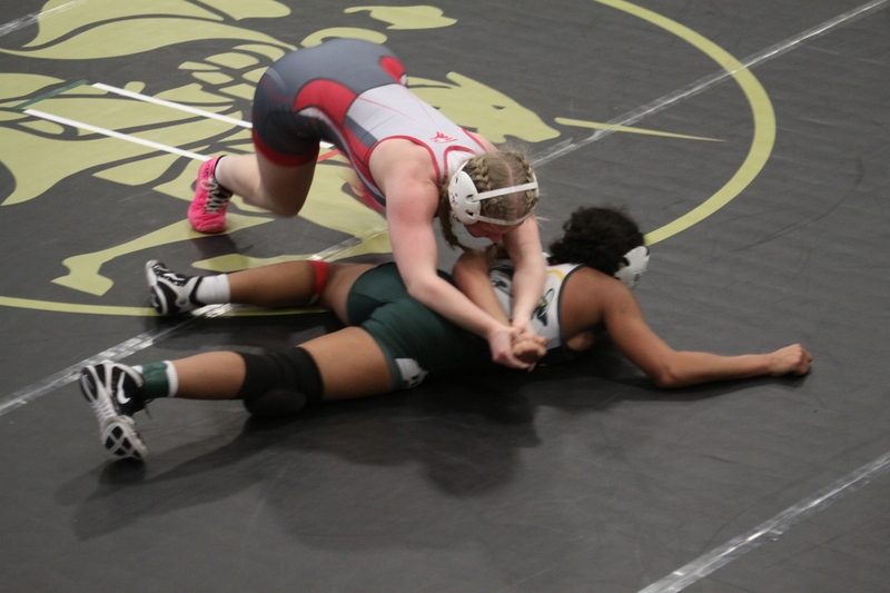 2026 Lafayette Fred Ross Boys and Girls Invitational XXXXVIII.jpg :: 2026 Lafayette 'Fred Ross' Invitational For both boys and girls. Fred Ross (Coach Ross) was a Wrestling High School Coach at Lafayette High School. Coach Ross coached Little League wrestling as well as High School. A staff of referees officiated the matches. The tournament was exciting with both boys and girls in the same gymnasium girls on one end of the gymnasium and the boys on the other side of the gymnasium. Wildwood, Missouri, United States 01-10-2026 