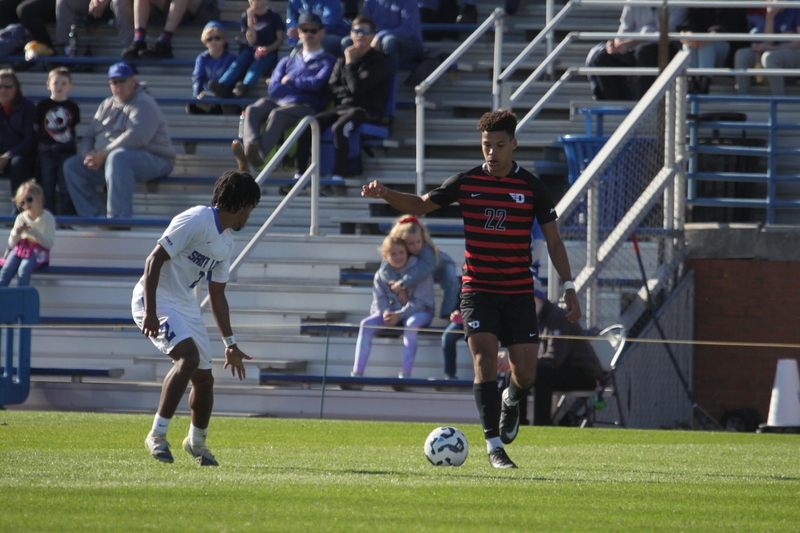A10 Championship Final 2025 SLU vs Dayton 1 -LXII.jpg :: Saint Louis University (SLU) Billikens vs University of Dayton (UD) Flyers at Robert R. Hermann Stadium during the A10 Championship Finals 2025 in St Louis, Missouri, USA. a 1 to 1 tie in regulation play. NCAA Men's Soccer, Division I Sports, Atlantic 10 Conference