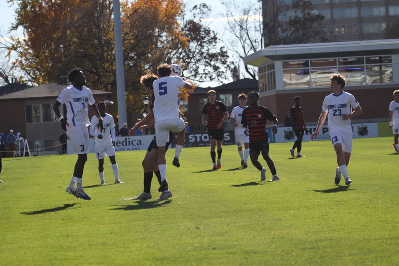 A10 Championship Final 2025 SLU vs Dayton 1 -LXVI.jpg :: Saint Louis University (SLU) Billikens vs University of Dayton (UD) Flyers at Robert R. Hermann Stadium during the A10 Championship Finals 2025 in St Louis, Missouri, USA. a 1 to 1 tie in regulation play. NCAA Men's Soccer, Division I Sports, Atlantic 10 Conference