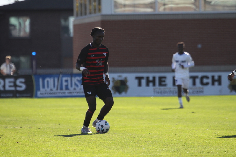 A10 Championship Final 2025 SLU vs Dayton 1 -LXVIII.jpg :: Saint Louis University (SLU) Billikens vs University of Dayton (UD) Flyers at Robert R. Hermann Stadium during the A10 Championship Finals 2025 in St Louis, Missouri, USA. a 1 to 1 tie in regulation play. NCAA Men's Soccer, Division I Sports, Atlantic 10 Conference