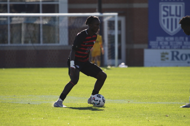 A10 Championship Final 2025 SLU vs Dayton 1 -LXXI.jpg :: Saint Louis University (SLU) Billikens vs University of Dayton (UD) Flyers at Robert R. Hermann Stadium during the A10 Championship Finals 2025 in St Louis, Missouri, USA. a 1 to 1 tie in regulation play. NCAA Men's Soccer, Division I Sports, Atlantic 10 Conference
