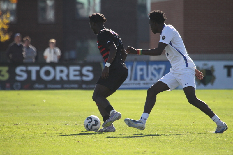 A10 Championship Final 2025 SLU vs Dayton 1 -LXXXI.jpg :: Saint Louis University (SLU) Billikens vs University of Dayton (UD) Flyers - A10 Championship Final 2025 - Men's Soccer - at Robert R. Hermann Stadium in St. Louis, Missouri, USA. the tie with double overtime was settled by penalty kick shootout. SLU won 5 to 4. NCAA Men's Soccer  
