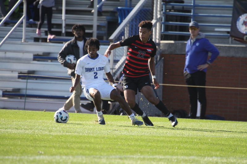 A10 Championship Final 2025 SLU vs Dayton 1 -LXXXII.jpg :: Saint Louis University (SLU) Billikens vs University of Dayton (UD) Flyers - A10 Championship Final 2025 - Men's Soccer - at Robert R. Hermann Stadium in St. Louis, Missouri, USA. the tie with double overtime was settled by penalty kick shootout. SLU won 5 to 4. NCAA Men's Soccer  