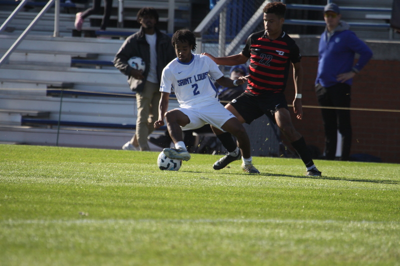 A10 Championship Final 2025 SLU vs Dayton 1 -LXXXIII.jpg :: Saint Louis University (SLU) Billikens vs University of Dayton (UD) Flyers - A10 Championship Final 2025 - Men's Soccer - at Robert R. Hermann Stadium in St. Louis, Missouri, USA. the tie with double overtime was settled by penalty kick shootout. SLU won 5 to 4. NCAA Men's Soccer  