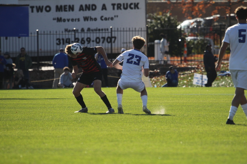 A10 Championship Final 2025 SLU vs Dayton 1 -LXXXVI.jpg :: Saint Louis University (SLU) Billikens vs University of Dayton (UD) Flyers - A10 Championship Final 2025 - Men's Soccer - at Robert R. Hermann Stadium in St. Louis, Missouri, USA. the tie with double overtime was settled by penalty kick shootout. SLU won 5 to 4. NCAA Men's Soccer  