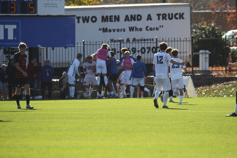 A10 Championship Final 2025 SLU vs Dayton 1 -LXXXXI.jpg :: Saint Louis University (SLU) Billikens vs University of Dayton (UD) Flyers - A10 Championship Final 2025 - Men's Soccer - at Robert R. Hermann Stadium in St. Louis, Missouri, USA. the tie with double overtime was settled by penalty kick shootout. SLU won 5 to 4. NCAA Men's Soccer  