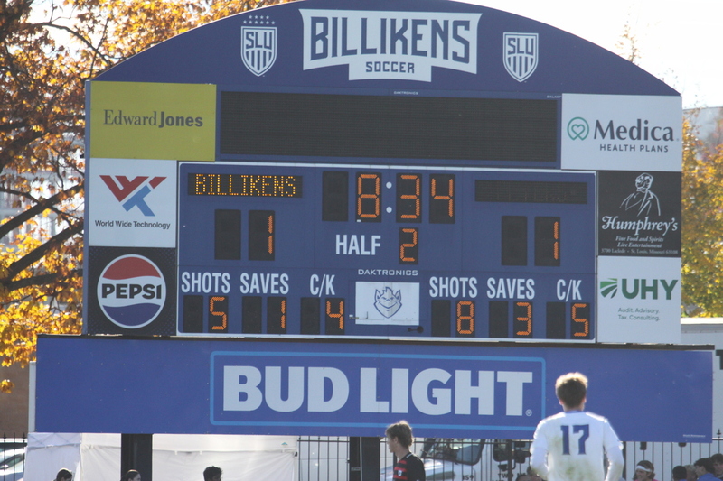 A10 Championship Final 2025 SLU vs Dayton 1 -LXXXXII.jpg :: Saint Louis University (SLU) Billikens vs University of Dayton (UD) Flyers - A10 Championship Final 2025 - Men's Soccer - at Robert R. Hermann Stadium in St. Louis, Missouri, USA. the tie with double overtime was settled by penalty kick shootout. SLU won 5 to 4. NCAA Men's Soccer  