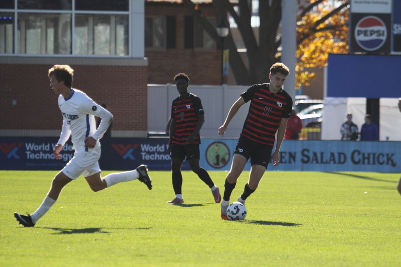 A10 Championship Final 2025 SLU vs Dayton 1 -LXXXXVIII.jpg :: Saint Louis University (SLU) Billikens vs University of Dayton (UD) Flyers - A10 Championship Final 2025 - Men's Soccer - at Robert R. Hermann Stadium in St. Louis, Missouri, USA. the tie with double overtime was settled by penalty kick shootout. SLU won 5 to 4. NCAA Men's Soccer  
