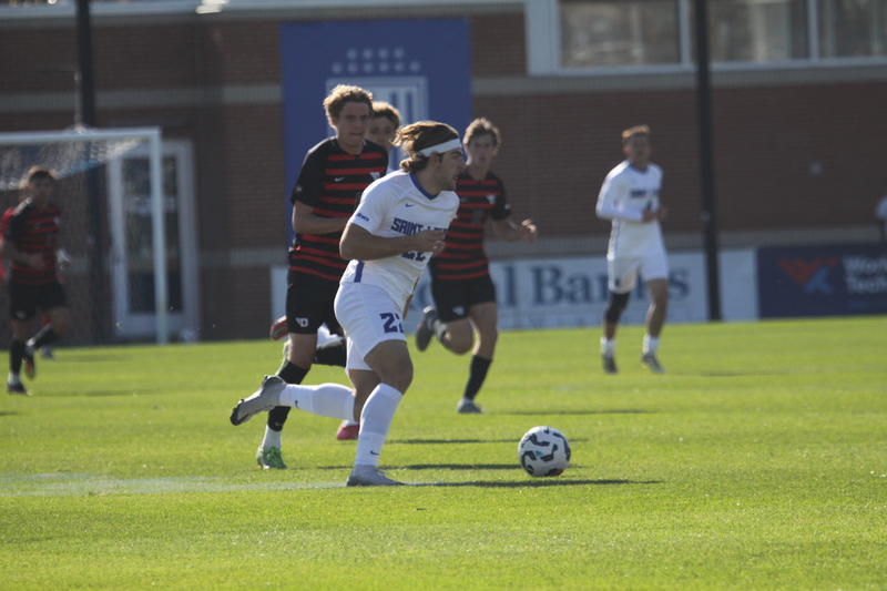 A10 Championship Final 2025 SLU vs Dayton 1 -XXXI.jpg :: Saint Louis University (SLU) vs University of Dayton - A10 Championship Final played at Robert R. Hermann Stadium in St Louis, Missouri, USA. Double overtime with a penalty kick shootout to decide the winner. After a 1 to 1 tie in regulation time play. SLU wins the shootout 5 to 4. NCAA Men's Soccer 2025, 11/16/2025