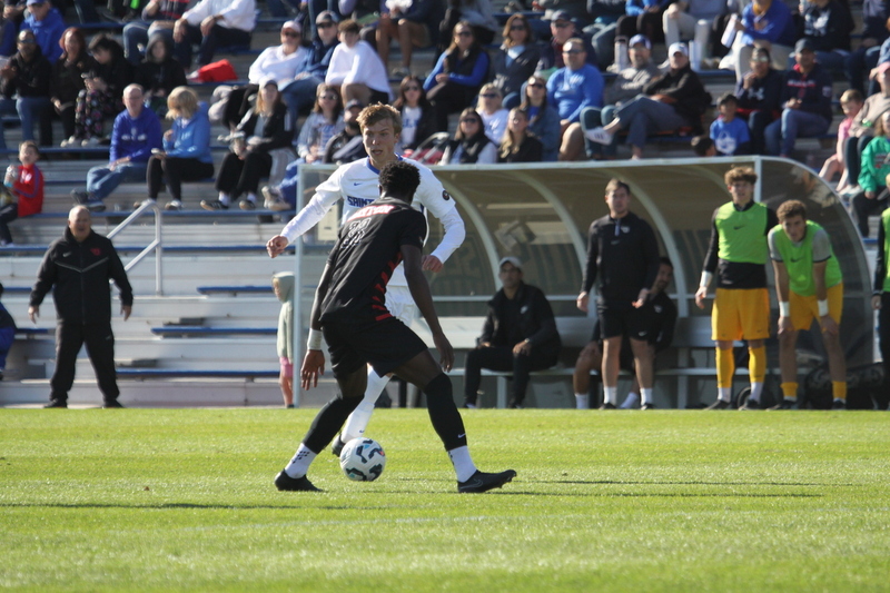 A10 Championship Final 2025 SLU vs Dayton 1 -XXXXVIII.jpg :: Saint Louis University (SLU) vs University of Dayton - A10 Championship Final played at Robert R. Hermann Stadium in St Louis, Missouri, USA. Double overtime with a penalty kick shootout to decide the winner. After a 1 to 1 tie in regulation time play. SLU wins the shootout 5 to 4. NCAA Men's Soccer 2025, 11/16/2025