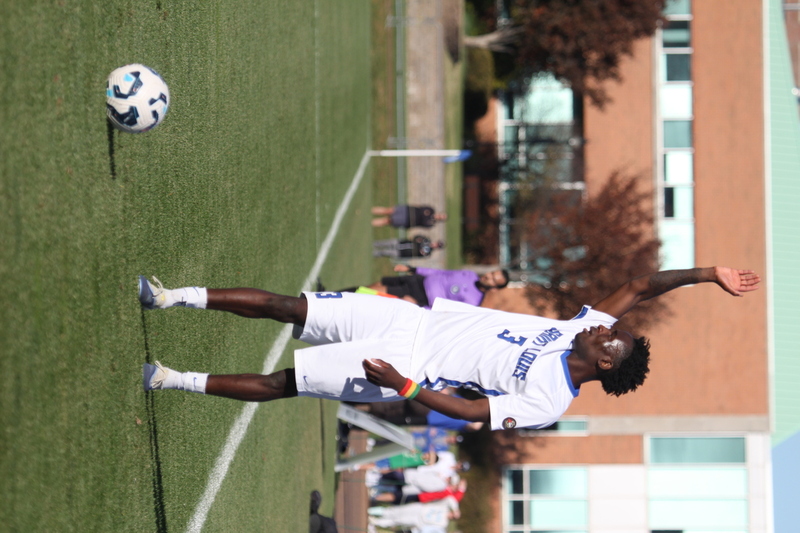 A10 Championship Final 2025 SLU vs Dayton 1A -XII.jpg :: A10 Championship Soccer Final 2025 - 11/16/2025 - Saint Louis University (SLU) Billikens vs University of Dayton (UD) Flyers at Robert R. Hermann Stadium in St. Louis, Missouri, USA. The No. 1 and No. 3 team of the A10 Conference played to a 1 to 1 tie in regulation time. After a scoreless double overtime, the match was settled by a five-penalty kick shoot-out. SLU won 5 to 4 - NCAA Men's Soccer