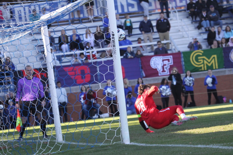 A10 Championship Final 2025 SLU vs Dayton 1A -XXIX.jpg :: A10 Championship Soccer Final 2025 - 11/16/2025 - Saint Louis University (SLU) Billikens vs University of Dayton (UD) Flyers at Robert R. Hermann Stadium in St. Louis, Missouri, USA. The No. 1 and No. 3 team of the A10 Conference played to a 1 to 1 tie in regulation time. After a scoreless double overtime, the match was settled by a five-penalty kick shoot-out. SLU won 5 to 4 - NCAA Men's Soccer
