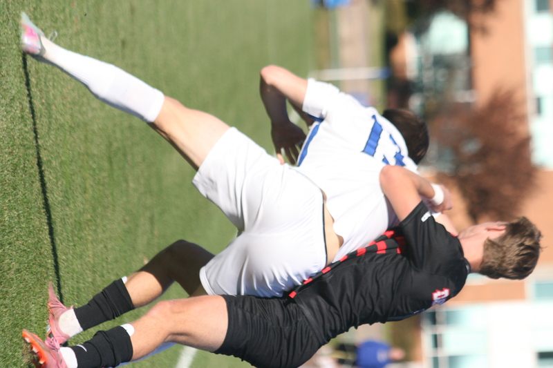 A10 Championship Final 2025 SLU vs Dayton LXXIII.jpg :: Saint Louis University (SLU) vs University of Dayton (Flyers) during the A10 Men's Soccer Championship 2025. 11/16/2025 - Robert R. Hermann Stadium in St. Louis, Missouri, USA. NCAA Men's Soccer, Atlantic 10 Championship 2025 finals which ended in double overtime and a five-penalty shootout after a tie in regulation time.    