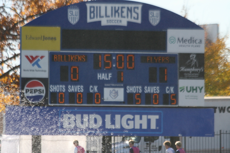 A10 Championship Final 2025 SLU vs Dayton VIII.jpg :: Men's A10 Championship 2025 - A10 Soccer Final 2025 - 11/16/2025 12pm, Robert R. Hermann Stadium in St. Louis, Missouri, USA, NCAA Men's Soccer, Atlantic 10 Conference Championship, the game goes to overtime after a 1 to 1 tie in regulation time.   
