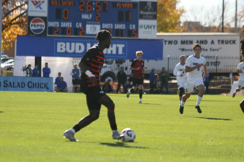 A10 Championship Final 2025 SLU vs Dayton XX.jpg :: Men's A10 Championship 2025 - A10 Soccer Final 2025 - 11/16/2025 12pm, Robert R. Hermann Stadium in St. Louis, Missouri, USA, NCAA Men's Soccer, Atlantic 10 Conference Championship, the game goes to overtime after a 1 to 1 tie in regulation time.   