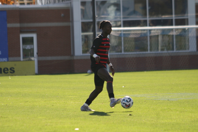A10 Championship Final 2025 SLU vs Dayton XXVII.jpg :: Saint Louis University (SLU) vs University of Dayton at the A10 Conference Soccer Championships 2025 at Robert R. Hermann Stadium in St. Louis, Missouri, USA. The match ended after a 1 to 1 tie in regulation time with two 10-minute overtime followed by a five-penalty shot shoot out with SLU besting the Dayton Flyers. NCAA Soccer, Atlantic 10 Conference
