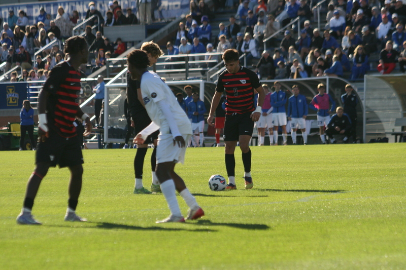 A10 Championship Final 2025 SLU vs Dayton XXXXIX.jpg :: Saint Louis University (SLU) vs University of Dayton at the A10 Conference Soccer Championships 2025 at Robert R. Hermann Stadium in St. Louis, Missouri, USA. The match ended after a 1 to 1 tie in regulation time with two 10-minute overtime followed by a five-penalty shot shoot out with SLU besting the Dayton Flyers. NCAA Soccer, Atlantic 10 Conference