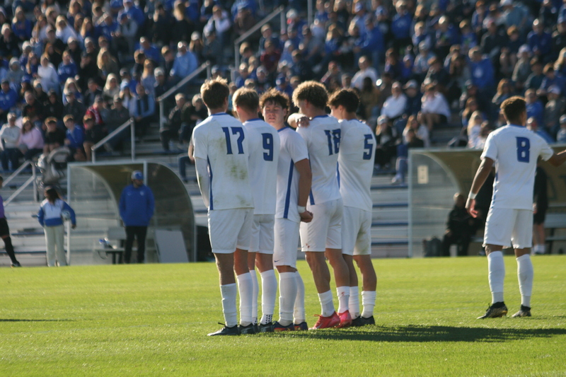 A10 Championship Final 2025 SLU vs Dayton XXXXV.jpg :: Saint Louis University (SLU) vs University of Dayton at the A10 Conference Soccer Championships 2025 at Robert R. Hermann Stadium in St. Louis, Missouri, USA. The match ended after a 1 to 1 tie in regulation time with two 10-minute overtime followed by a five-penalty shot shoot out with SLU besting the Dayton Flyers. NCAA Soccer, Atlantic 10 Conference