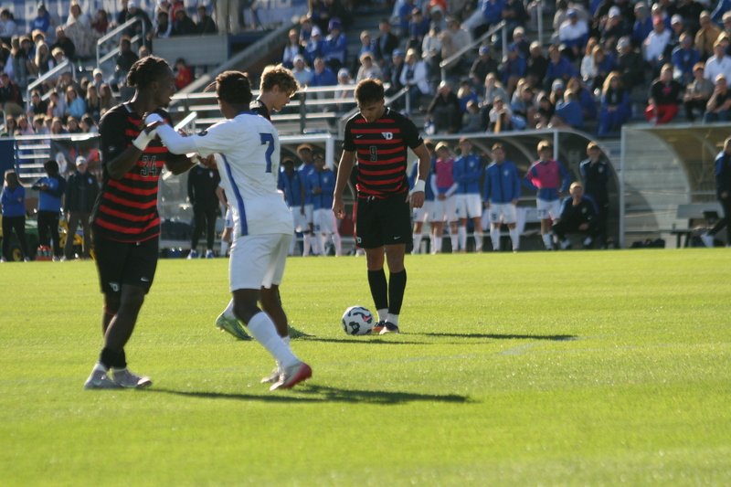 A10 Championship Final 2025 SLU vs Dayton XXXXVIII.jpg :: Saint Louis University (SLU) vs University of Dayton at the A10 Conference Soccer Championships 2025 at Robert R. Hermann Stadium in St. Louis, Missouri, USA. The match ended after a 1 to 1 tie in regulation time with two 10-minute overtime followed by a five-penalty shot shoot out with SLU besting the Dayton Flyers. NCAA Soccer, Atlantic 10 Conference