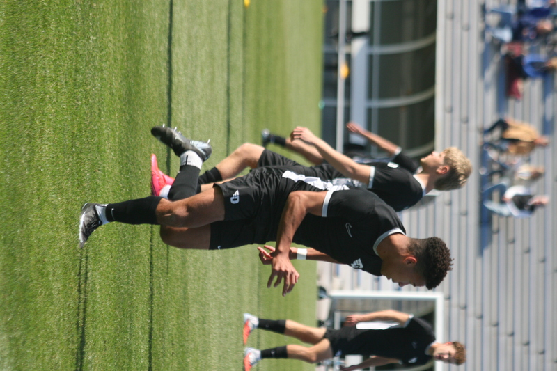 A10 Championship Final 2025 SLU vs Dayton.jpg :: Men's A10 Championship 2025 - A10 Soccer Final 2025 - 11/16/2025 12pm, Robert R. Hermann Stadium in St. Louis, Missouri, USA, NCAA Men's Soccer, Atlantic 10 Conference Championship, the game goes to overtime after a 1 to 1 tie in regulation time.   