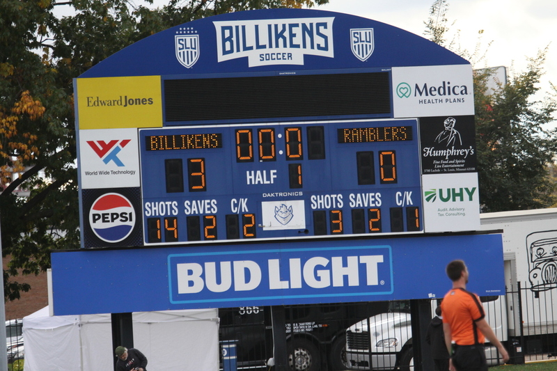 A10 Womens Soccer Championship 2025 A -LIV.jpg :: Saint Louis University vs Loyola University Chicago at the A10 Womens Soccer Championship 2025. November 1st 2025 this is the A10 Championship Womens Quarterfinals. The Billikens won 6 to 0 in regulation play. NCAA Womens soccer at Robert R. Hermann Stadium in St. Louis, Missouri, USA.  