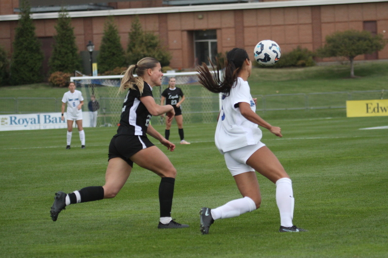 A10 Womens Soccer Championship 2025 A -LIX.jpg :: Saint Louis University vs Loyola University Chicago at the A10 Womens Soccer Championship 2025. November 1st 2025 this is the A10 Championship Womens Quarterfinals. The Billikens won 6 to 0 in regulation play. NCAA Womens soccer at Robert R. Hermann Stadium in St. Louis, Missouri, USA.  