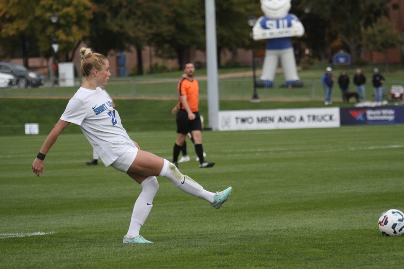 A10 Womens Soccer Championship 2025 A -LXVI.jpg :: Saint Louis University Womens Soccer vs Loyola University Chicago - A10 Championship, 50th Anniversary, The Billikens won 6-0 in regulation time. SLU Advanced to the Quarterfinals to face Rhode Island in the Semifinals. November 1st 2025. NCAA Womens soccer at Robert R. Hermann Stadium in St. Louis, Missouri, USA. 