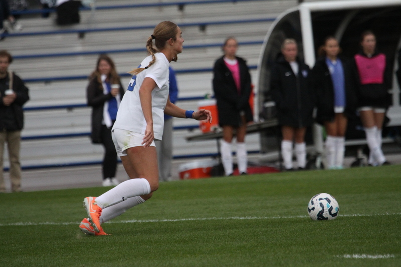 A10 Womens Soccer Championship 2025 A -LXVII.jpg :: Saint Louis University Womens Soccer vs Loyola University Chicago - A10 Championship, 50th Anniversary, The Billikens won 6-0 in regulation time. SLU Advanced to the Quarterfinals to face Rhode Island in the Semifinals. November 1st 2025. NCAA Womens soccer at Robert R. Hermann Stadium in St. Louis, Missouri, USA. 