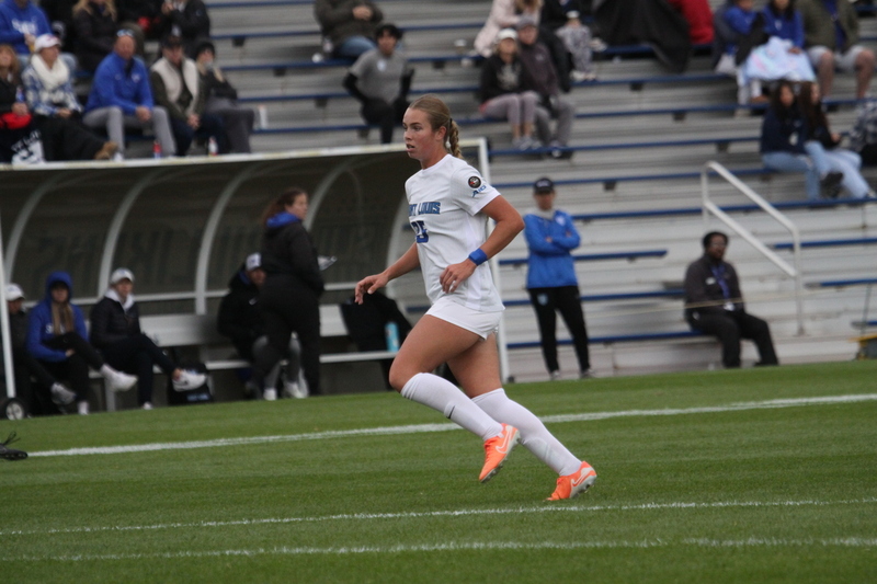 A10 Womens Soccer Championship 2025 A -LXXVIII.jpg :: Saint Louis University Womens Soccer vs Loyola University Chicago - A10 Championship, 50th Anniversary, The Billikens won 6-0 in regulation time. SLU Advanced to the Quarterfinals to face Rhode Island in the Semifinals. November 1st 2025. NCAA Womens soccer at Robert R. Hermann Stadium in St. Louis, Missouri, USA. 