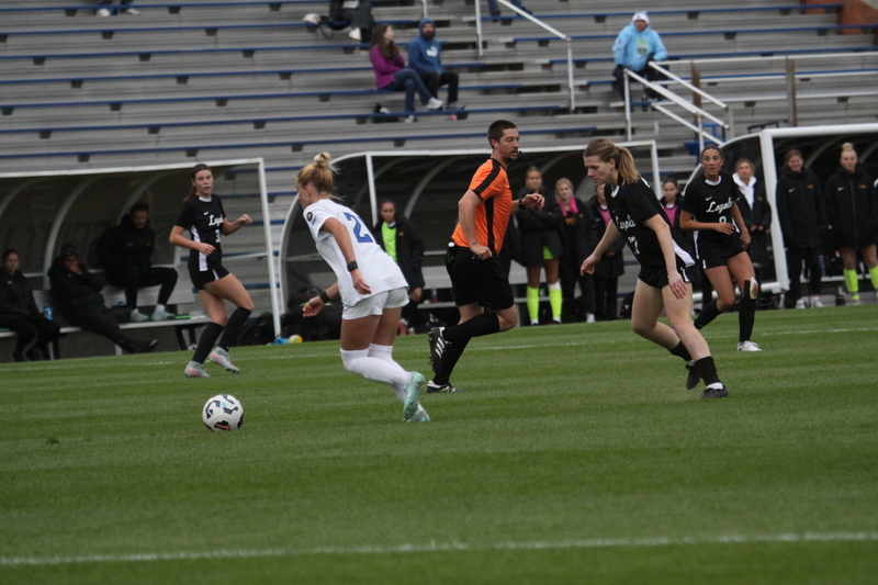 A10 Womens Soccer Championship 2025 A -LXXXXIII.jpg :: Saint Louis University Womens Soccer vs Loyola University Chicago - A10 Championship, 50th Anniversary, The Billikens won 6-0 in regulation time. SLU Advanced to the Quarterfinals to face Rhode Island in the Semifinals. November 1st 2025. NCAA Womens soccer at Robert R. Hermann Stadium in St. Louis, Missouri, USA. 