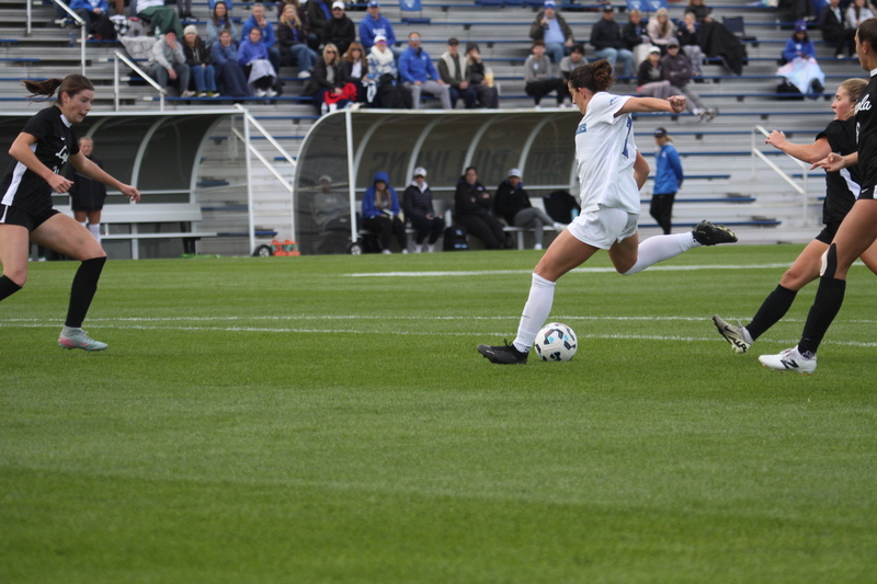 A10 Womens Soccer Championship 2025 A -XI.jpg :: Saint Louis University vs Loyola University Chicago at the A10 Womens Soccer Championship 2025. November 1st 2025 this is the A10 Championship Womens Quarterfinals. The Billikens won 6 to 0 in regulation play. NCAA Womens soccer at Robert R. Hermann Stadium in St. Louis, Missouri, USA.  