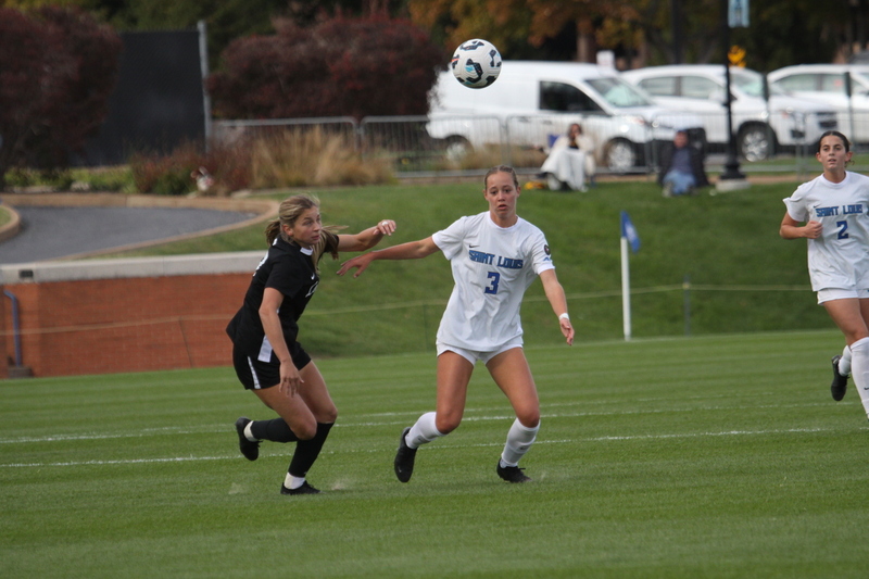 A10 Womens Soccer Championship 2025 A -XIII.jpg :: Saint Louis University vs Loyola University Chicago at the A10 Womens Soccer Championship 2025. November 1st 2025 this is the A10 Championship Womens Quarterfinals. The Billikens won 6 to 0 in regulation play. NCAA Womens soccer at Robert R. Hermann Stadium in St. Louis, Missouri, USA.  