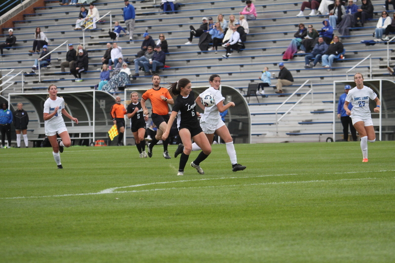 A10 Womens Soccer Championship 2025 A -XXIX.jpg :: Saint Louis University vs Loyola University Chicago at the A10 Womens Soccer Championship 2025. November 1st 2025 this is the A10 Championship Womens Quarterfinals. The Billikens won 6 to 0 in regulation play. NCAA Womens soccer at Robert R. Hermann Stadium in St. Louis, Missouri, USA.  
