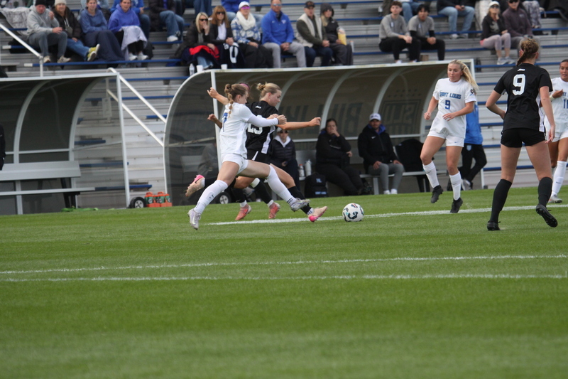 A10 Womens Soccer Championship 2025 A -XXVI.jpg :: Saint Louis University vs Loyola University Chicago at the A10 Womens Soccer Championship 2025. November 1st 2025 this is the A10 Championship Womens Quarterfinals. The Billikens won 6 to 0 in regulation play. NCAA Womens soccer at Robert R. Hermann Stadium in St. Louis, Missouri, USA.  
