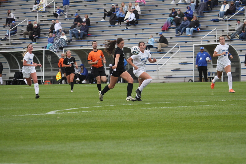 A10 Womens Soccer Championship 2025 A -XXX.jpg :: Saint Louis University vs Loyola University Chicago at the A10 Womens Soccer Championship 2025. November 1st 2025 this is the A10 Championship Womens Quarterfinals. The Billikens won 6 to 0 in regulation play. NCAA Womens soccer at Robert R. Hermann Stadium in St. Louis, Missouri, USA.  