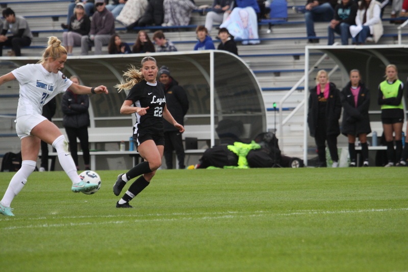 A10 Womens Soccer Championship 2025 A -XXXVI.jpg :: Saint Louis University vs Loyola University Chicago at the A10 Womens Soccer Championship 2025. November 1st 2025 this is the A10 Championship Womens Quarterfinals. The Billikens won 6 to 0 in regulation play. NCAA Womens soccer at Robert R. Hermann Stadium in St. Louis, Missouri, USA.  