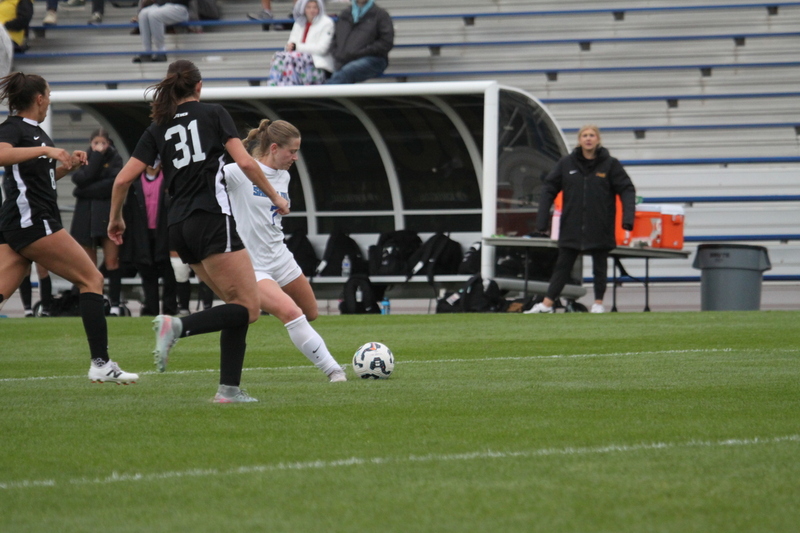 A10 Womens Soccer Championship 2025 B -VIII.jpg :: Saint Louis University (SLU) Billikens vs University of Loyola Chicago Women's Soccer 2025 in the Quarterfinals of the A10 Conference Championship 2025. The Quarterfinals were held at Robert R. Hermann Stadium in St. Louis, Missouri, USA. SLU won 6-0 and advances to the Semifinals to face University of Rhode Island. NCAA Women's Soccer A10 Conference Championship 2025.