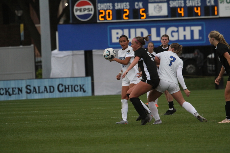 A10 Womens Soccer Championship 2025 B -XVIII.jpg :: Saint Louis University (SLU) Billikens vs University of Loyola Chicago Women's Soccer 2025 in the Quarterfinals of the A10 Conference Championship 2025. The Quarterfinals were held at Robert R. Hermann Stadium in St. Louis, Missouri, USA. SLU won 6-0 and advances to the Semifinals to face University of Rhode Island. NCAA Women's Soccer A10 Conference Championship 2025.
