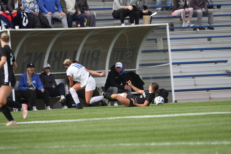 A10 Womens Soccer Championship 2025 LI.jpg :: Saint Louis University Women's Soccer vs Loyola Chicago 2025 at Robert R. Herman Stadium in St. Louis, Missouri, USA. Ramblers fall to the Billikens 6-0 in the A10 Quarterfinals of the 2025 Women's Soccer Championship. This is also the Atlantic 10 Conference 50-year Anniversary. NCAA Womens Soccer SLU advances to the A10 semifinals to face Number 4 Rhode Island.