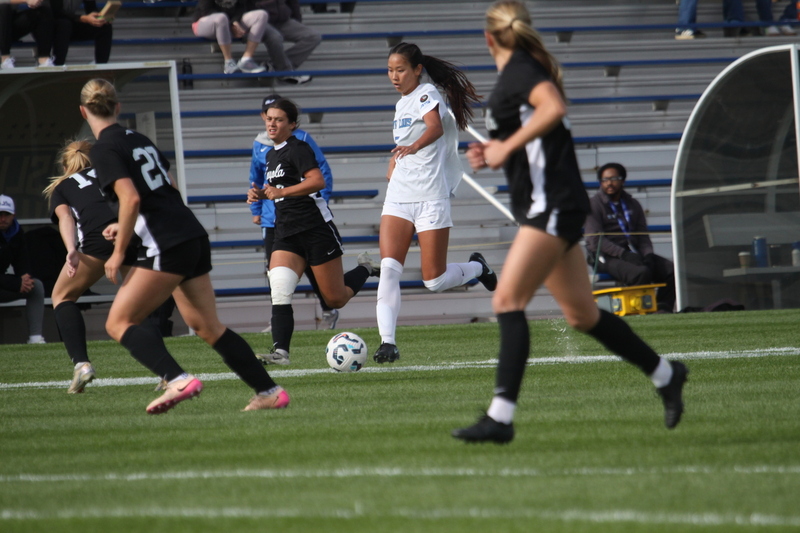 A10 Womens Soccer Championship 2025 LXX.jpg :: Saint Louis University Women's Soccer vs Loyola Chicago 2025 at Robert R. Herman Stadium in St. Louis, Missouri, USA. Ramblers fall to the Billikens 6-0 in the A10 Quarterfinals of the 2025 Women's Soccer Championship. This is also the Atlantic 10 Conference 50-year Anniversary. NCAA Womens Soccer SLU advances to the A10 semifinals to face Number 4 Rhode Island.
