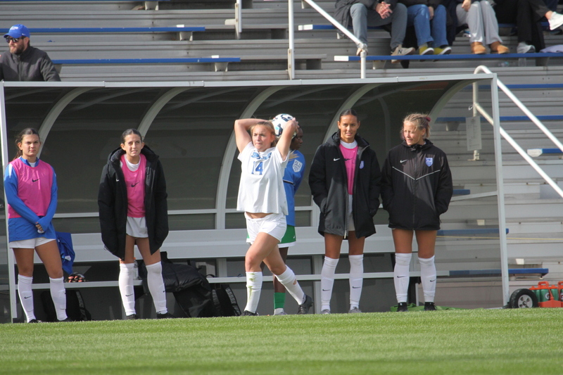 A10 Womens Soccer Championship 2025 LXXIII.jpg :: Saint Louis University Women's Soccer vs Loyola Chicago 2025 at Robert R. Herman Stadium in St. Louis, Missouri, USA. Ramblers fall to the Billikens 6-0 in the A10 Quarterfinals of the 2025 Women's Soccer Championship. This is also the Atlantic 10 Conference 50-year Anniversary. NCAA Womens Soccer SLU advances to the A10 semifinals to face Number 4 Rhode Island.