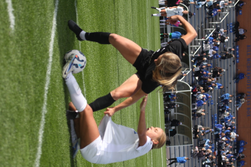 A10 Womens Soccer Championship 2025 LXXVIII.jpg :: Saint Louis University Women's Soccer vs Loyola Chicago 2025 at Robert R. Herman Stadium in St. Louis, Missouri, USA. Ramblers fall to the Billikens 6-0 in the A10 Quarterfinals of the 2025 Women's Soccer Championship. This is also the Atlantic 10 Conference 50-year Anniversary. NCAA Womens Soccer SLU advances to the A10 semifinals to face Number 4 Rhode Island.