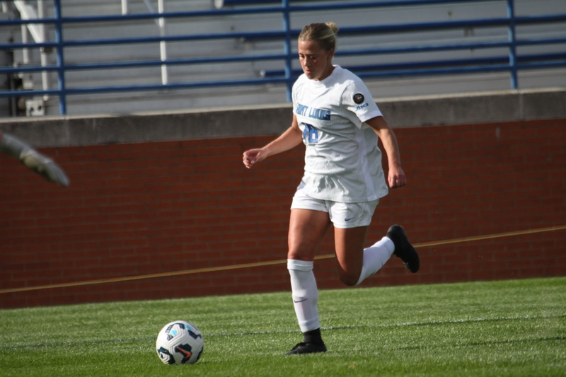 A10 Womens Soccer Championship 2025 LXXX.jpg :: Saint Louis University Women's Soccer vs Loyola Chicago 2025 at Robert R. Herman Stadium in St. Louis, Missouri, USA. Ramblers fall to the Billikens 6-0 in the A10 Quarterfinals of the 2025 Women's Soccer Championship. This is also the Atlantic 10 Conference 50-year Anniversary. NCAA Womens Soccer SLU advances to the A10 semifinals to face Number 4 Rhode Island.