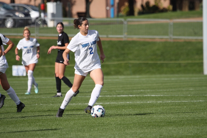 A10 Womens Soccer Championship 2025 LXXXVIII.jpg :: Saint Louis University Women's Soccer vs Loyola Chicago during the A10 Women's Soccer Championship 2025. This is the Quarterfinals held in St. Louis, Missouri, USA held at Robert R. Hermann Stadium. SLU advances to the semifinals after the 6-0 win. November 1st 2025. NCAA Womens Soccer, Atlantic 10 Conference Division I
