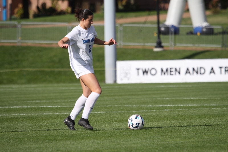A10 Womens Soccer Championship 2025 LXXXX.jpg :: Saint Louis University Women's Soccer vs Loyola Chicago during the A10 Women's Soccer Championship 2025. This is the Quarterfinals held in St. Louis, Missouri, USA held at Robert R. Hermann Stadium. SLU advances to the semifinals after the 6-0 win. November 1st 2025. NCAA Womens Soccer, Atlantic 10 Conference Division I