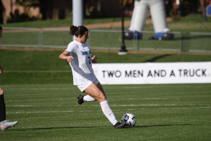 A10 Womens Soccer Championship 2025 LXXXXI.jpg :: Saint Louis University Women's Soccer vs Loyola Chicago during the A10 Women's Soccer Championship 2025. This is the Quarterfinals held in St. Louis, Missouri, USA held at Robert R. Hermann Stadium. SLU advances to the semifinals after the 6-0 win. November 1st 2025. NCAA Womens Soccer, Atlantic 10 Conference Division I