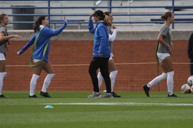 A10 Womens Soccer Championship 2025 VIII.jpg :: Saint Louis University Women's Soccer vs Loyola Chicago 2025 at Robert R. Herman Stadium in St. Louis, Missouri, USA. Ramblers fall to the Billikens 6-0 in the A10 Quarterfinals of the 2025 Women's Soccer Championship. This is also the Atlantic 10 Conference 50-year Anniversary. NCAA Womens Soccer SLU advances to the A10 semifinals to face Number 4 Rhode Island.