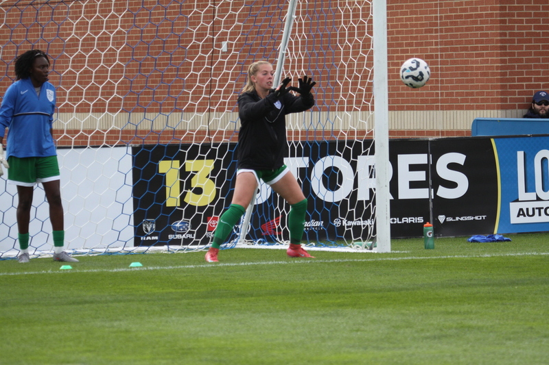 A10 Womens Soccer Championship 2025 XIII.jpg :: Saint Louis University Women's Soccer vs Loyola Chicago 2025 at Robert R. Herman Stadium in St. Louis, Missouri, USA. Ramblers fall to the Billikens 6-0 in the A10 Quarterfinals of the 2025 Women's Soccer Championship. This is also the Atlantic 10 Conference 50-year Anniversary. NCAA Womens Soccer SLU advances to the A10 semifinals to face Number 4 Rhode Island.