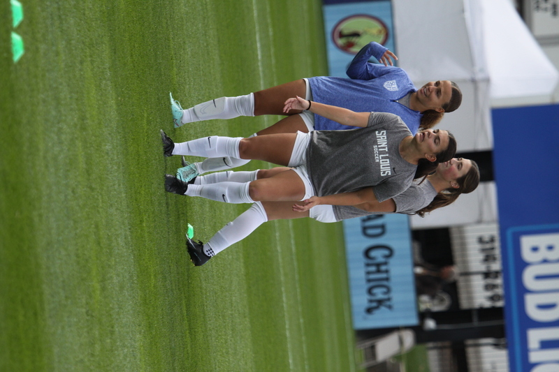 A10 Womens Soccer Championship 2025 XVI.jpg :: Saint Louis University Women's Soccer vs Loyola Chicago 2025 at Robert R. Herman Stadium in St. Louis, Missouri, USA. Ramblers fall to the Billikens 6-0 in the A10 Quarterfinals of the 2025 Women's Soccer Championship. This is also the Atlantic 10 Conference 50-year Anniversary. NCAA Womens Soccer SLU advances to the A10 semifinals to face Number 4 Rhode Island.
