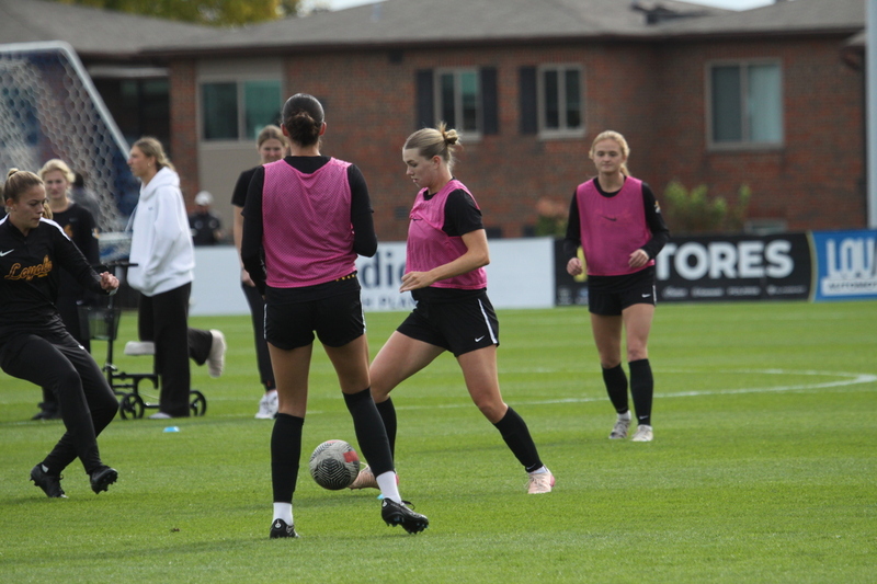 A10 Womens Soccer Championship 2025 XXII.jpg :: Saint Louis University Women's Soccer vs Loyola Chicago 2025 at Robert R. Herman Stadium in St. Louis, Missouri, USA. Ramblers fall to the Billikens 6-0 in the A10 Quarterfinals of the 2025 Women's Soccer Championship. This is also the Atlantic 10 Conference 50-year Anniversary. NCAA Womens Soccer SLU advances to the A10 semifinals to face Number 4 Rhode Island.